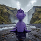 Loch Ness Monster Silk Starling Purple - Front