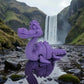 Loch Ness Monster Silk Starling Purple - Side