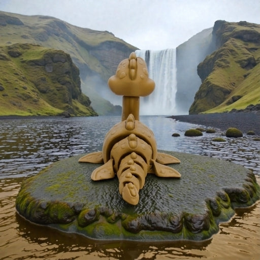 Loch Ness Monster Wood - Back