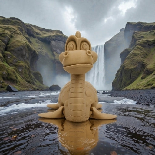 Loch Ness Monster Wood - Front