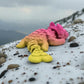 Love Dragon Silk Pink Yellow - Back