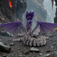Mech Dragon Silk Midnight Purple - Back