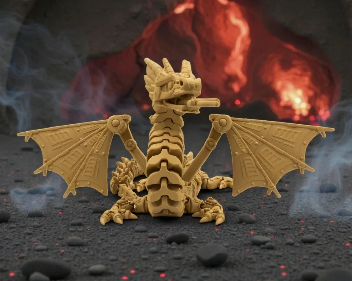 Mech Dragon Wood - Front