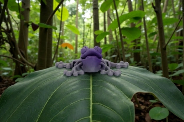 Mini Frog Silk Midnight Purple - Front