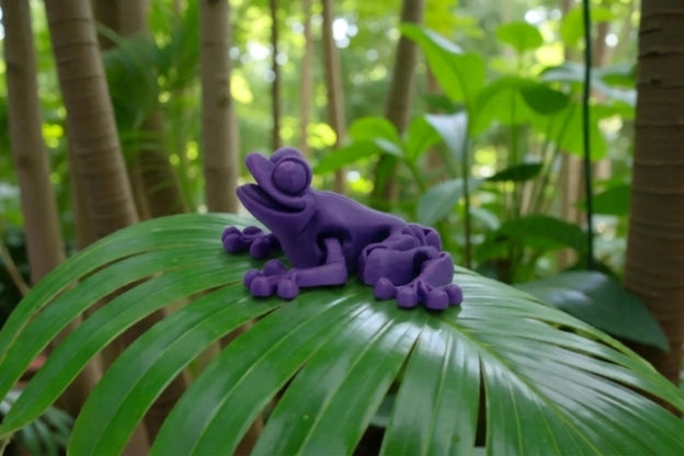 Mini Frog Silk Midnight Purple - Side
