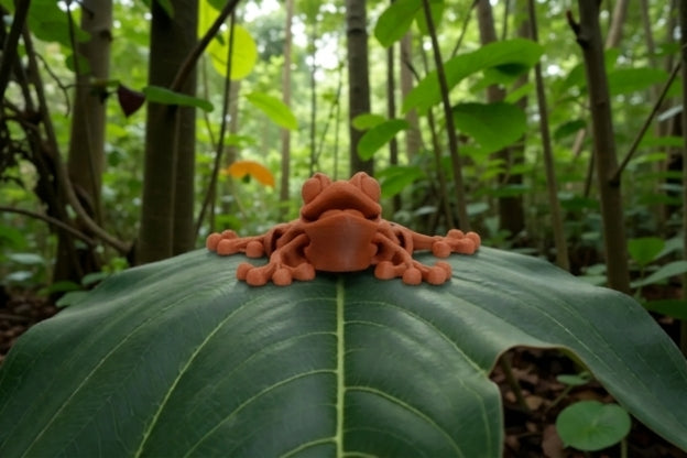 Mini Frog Silk Red Copper - Front