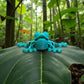 Mini Frog Silk Sapphire Forest - Front