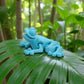 Mini Frog Silk Sapphire Forest - Side