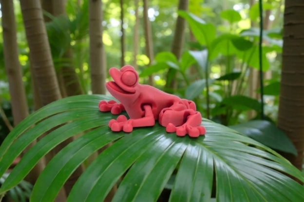Mini Frog Silk Smokey Wine - Side