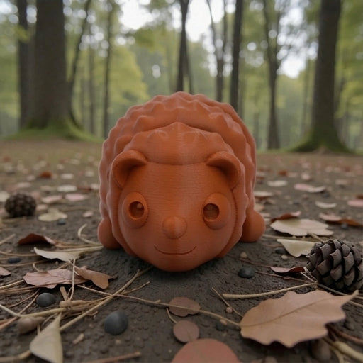 Mini Hedgehog Silk Red Copper - Front