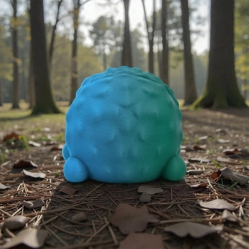 Mini Hedgehog Silk Sapphire Forest - Back