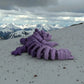 Mini Skeleton Dragon Silk Midnight Purple - Back