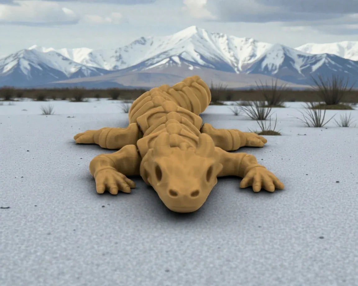 Mini Skeleton Dragon Wood - Front