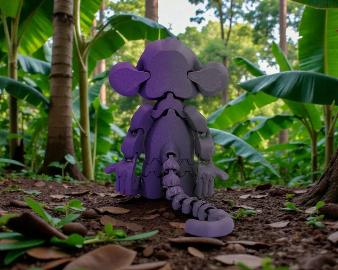 Monkey Silk Midnight Purple - Back