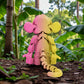 Monkey Silk Pink Yellow - Back