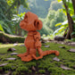 Monkey Silk Red Copper - Side