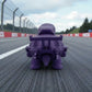 Racing Tortoise Silk Midnight Purple - Back