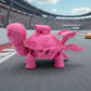 Racing Tortoise Silk Pink Yellow - Side