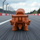 Racing Tortoise Silk Red Copper - Back