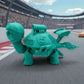 Racing Tortoise Silk Sapphire Forest - Side