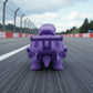 Racing Tortoise Silk Starling Purple - Back