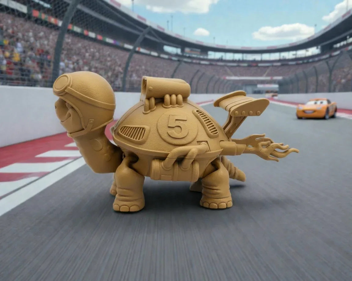 Racing Tortoise Wood - Side