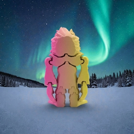 Sasquatch Silk Pink Yellow - Back