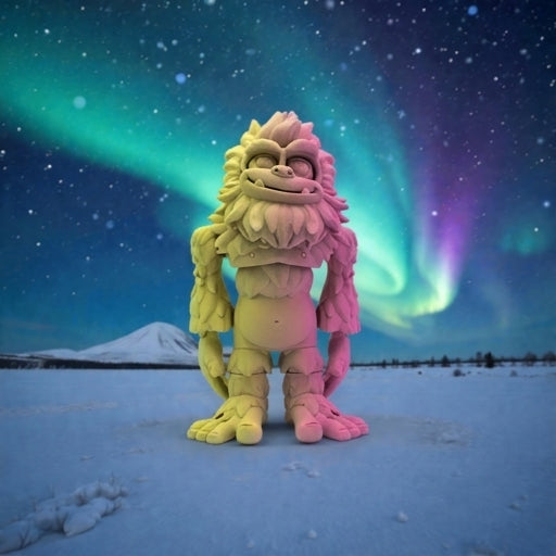 Sasquatch Silk Pink Yellow - Front