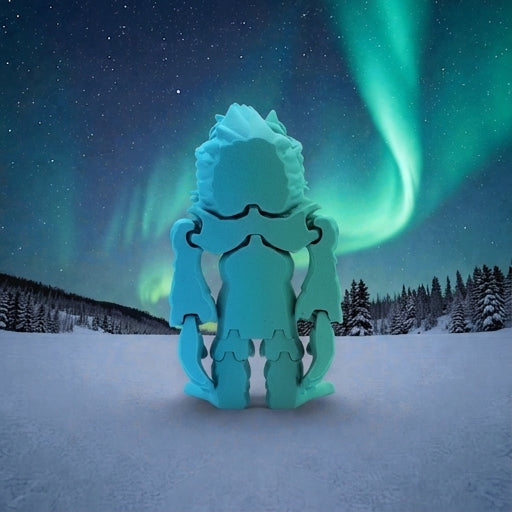 Sasquatch Silk Sapphire Forest - Back