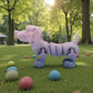 Sausage Dog Silk Rainbow - Side