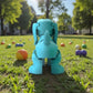 Sausage Dog Silk Sapphire Forest - Back