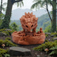 Skeleton Ankylosaurus Silk Red Copper - Front