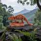 Skeleton Ankylosaurus Silk Red Copper - Side