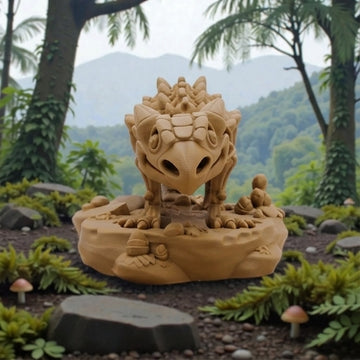 Skeleton Ankylosaurus Wood - Front