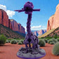 Skeleton Brachiosaurus With Stand And Stick Silk Midnight Purple - Front