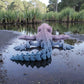 Skeleton Crocodile Silk Rainbow - Back