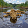 Skeleton Crocodile Wood - Front