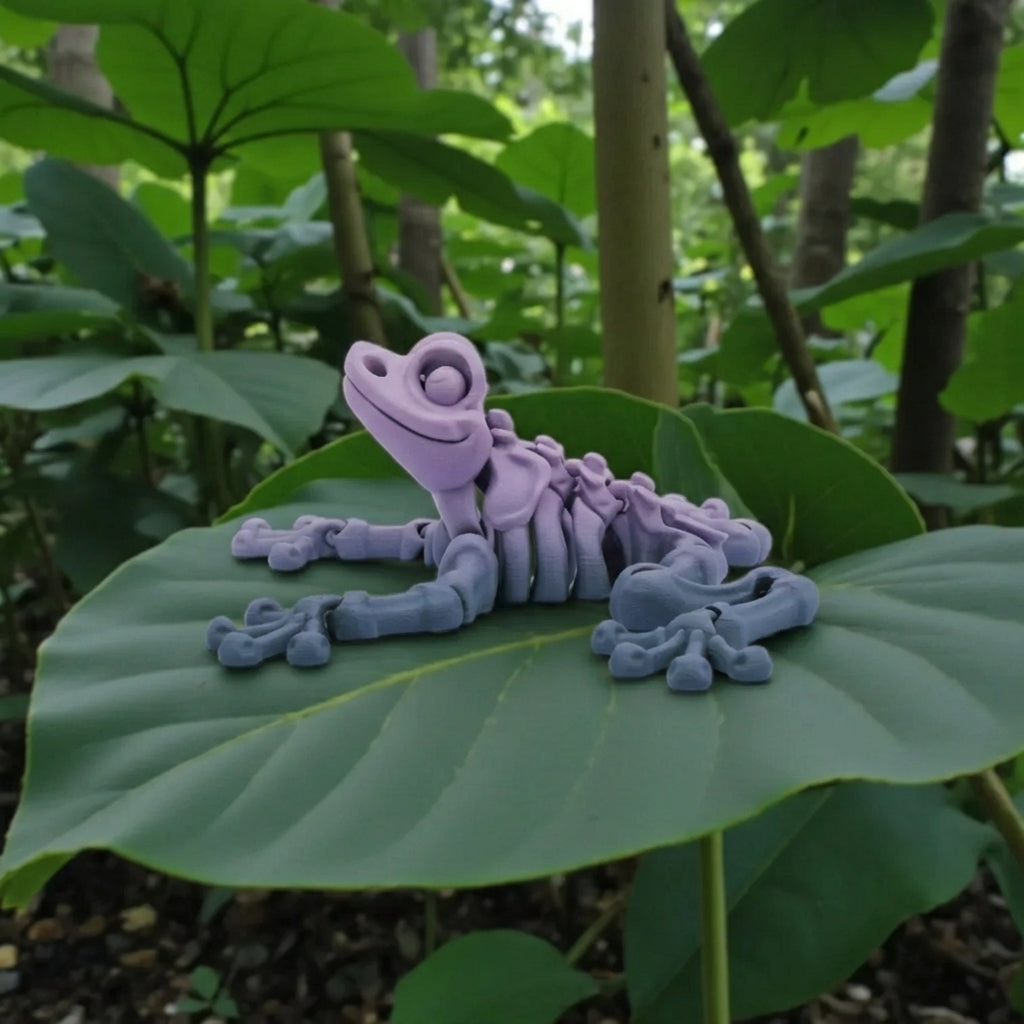 Skeleton Frog Silk Rainbow - Side