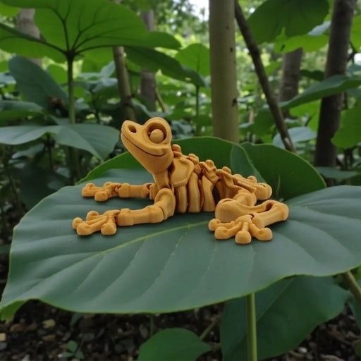 Skeleton Frog Silk Tropical Sunset - Side