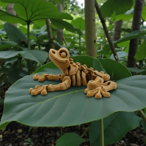 Skeleton Frog Wood - Side