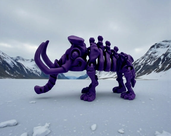 Skeleton Mammoth Silk Midnight Purple - Side