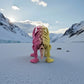 Skeleton Mammoth Silk Pink Yellow - Back