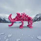 Skeleton Mammoth Silk Pink Yellow - Side