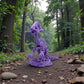 Skeleton Parasaurolophus With Stand And Stick Silk Starling Purple - Front
