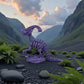Skeleton Parasaurolophus With Stand And Stick Silk Starling Purple - Side
