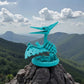 Skeleton Pteranodon With Nest Silk Sapphire Forest - Side