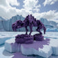 Skeleton Sabre Tooth Tiger With Stand Silk Midnight Purple - Side