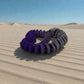 Skeleton Snake 2 Silk Midnight Purple - Back