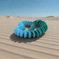 Skeleton Snake 2 Silk Sapphire Forest - Back