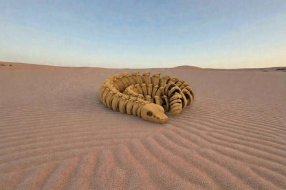 Skeleton Snake 2 Wood - Front
